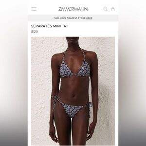 NWOT Summer 2024 Zimmerman Bikini